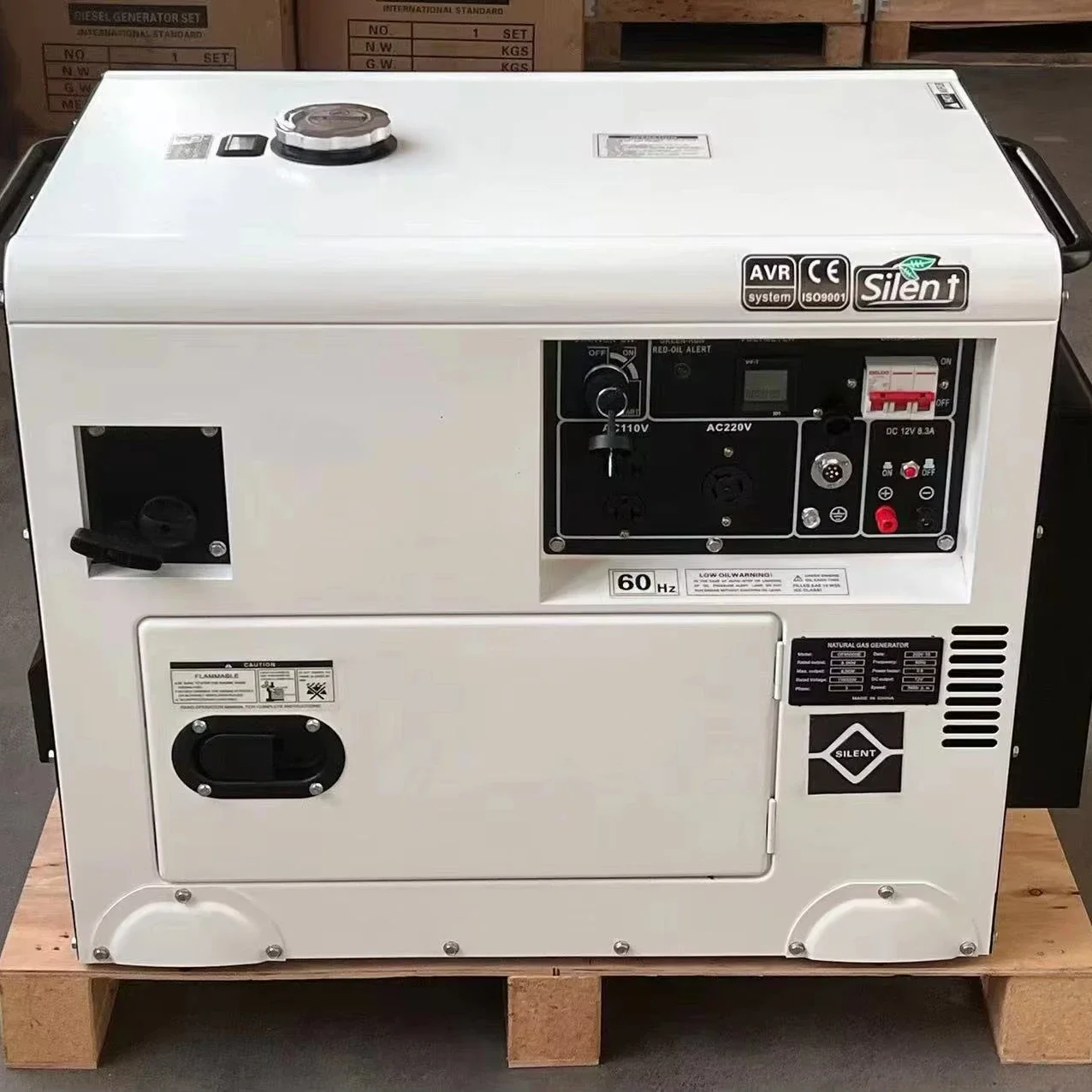 Super Silent Diesel Generator For 5kva 6kva 8kva 10kva 12kva All Copper Diesel Generators Air Cooled Portable Diesel Generator