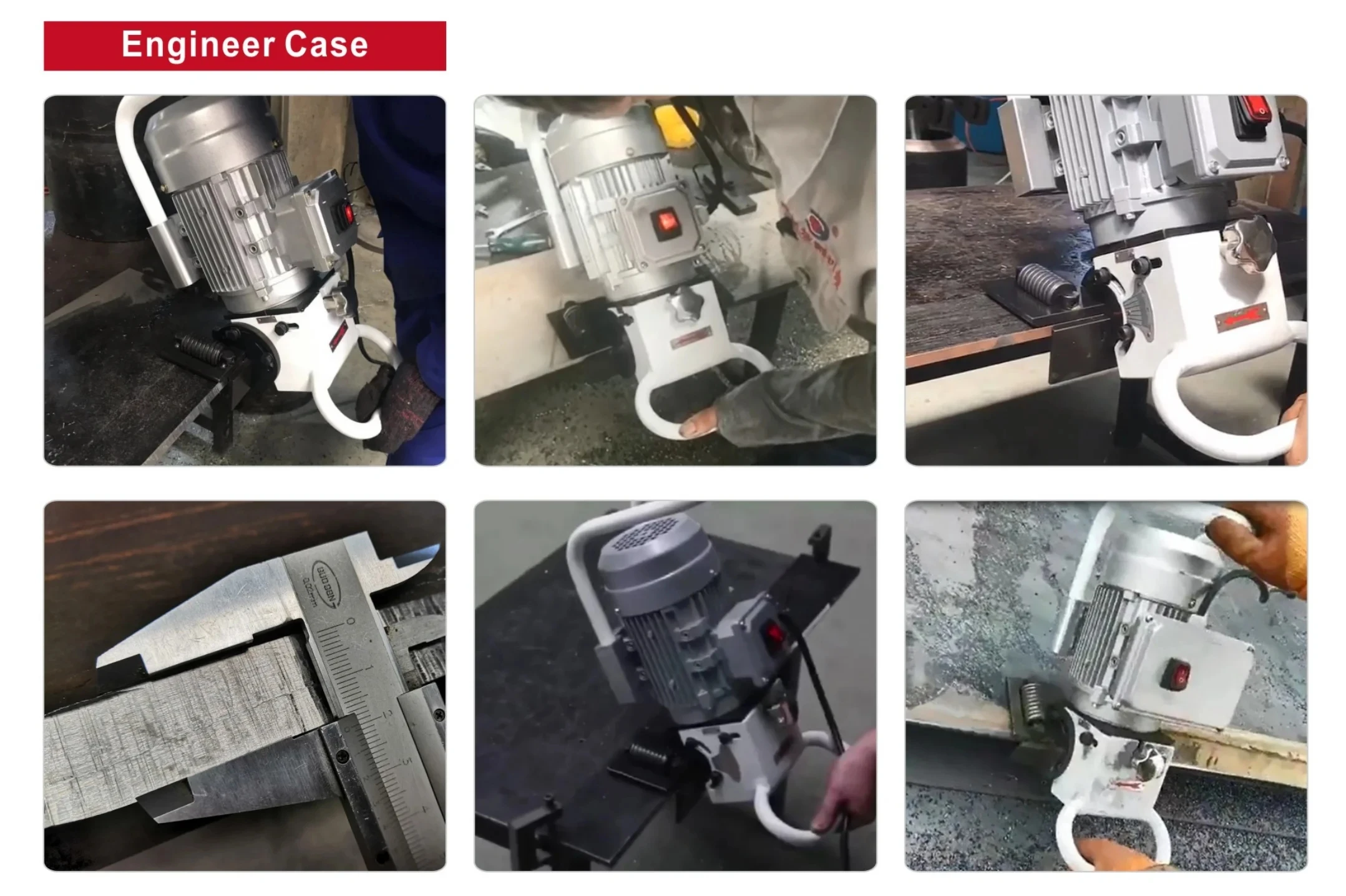 Portable Metal Plate Edge Chamfering Beveling Machine with CNC Blades Cold Processed No Spark Smooth Slope PBM-15