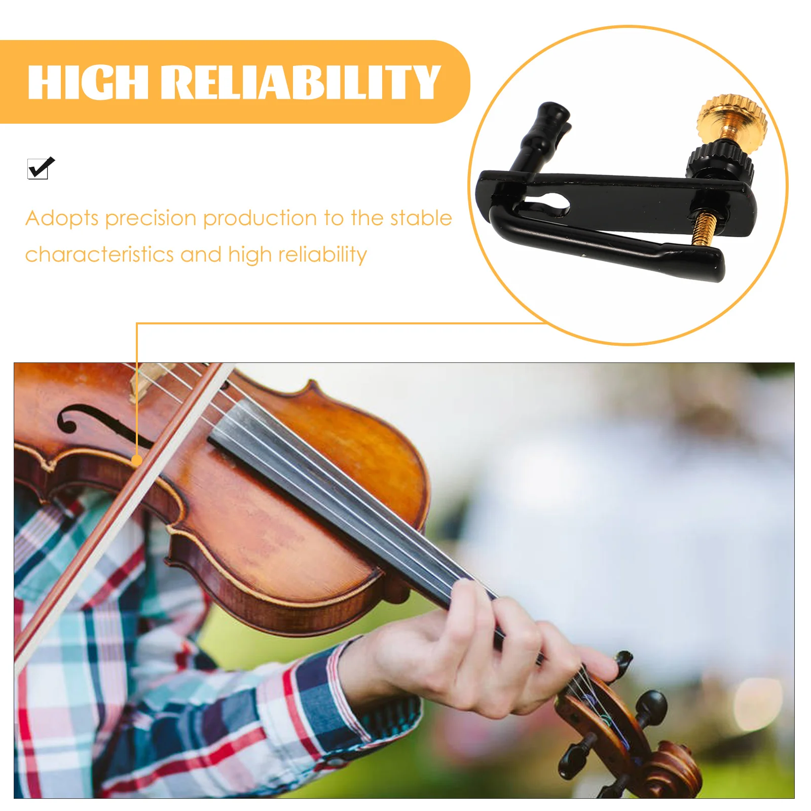 

Violin 4/4 Metal Micro Adjuster For E Durable Easy Install Replacement Parts Accessories Tuning Key