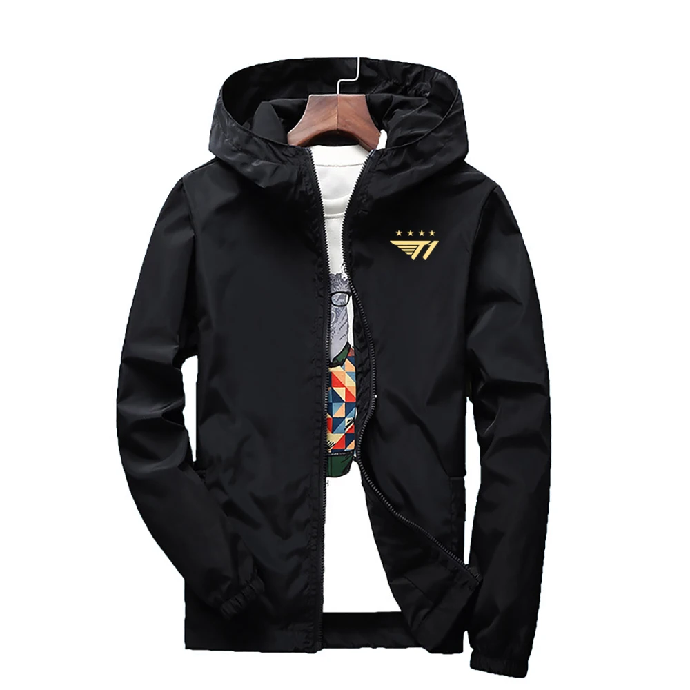 2024 new fashionable and versatile  T1 jacket LOL LCK SKT esports team kit Faker Keria Oner Zeus Gumayusi fan multicolor