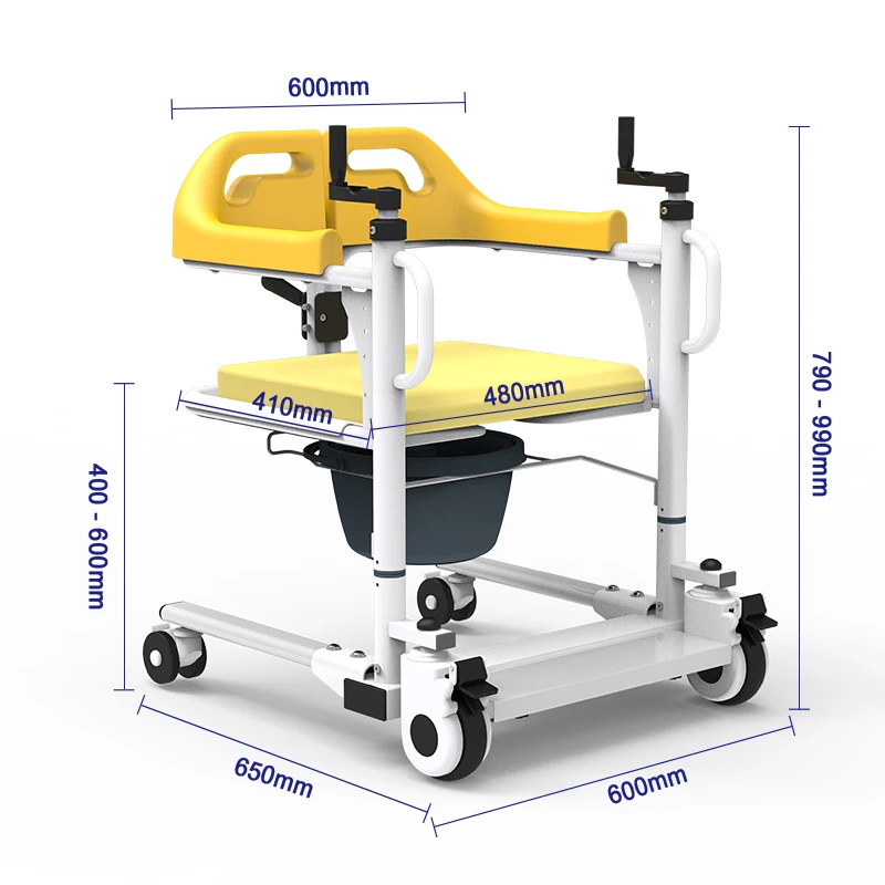 Hot-selling Home Care Products Disability Lift Toilet Bath Commode Chair Patient Transfer Lift Chair