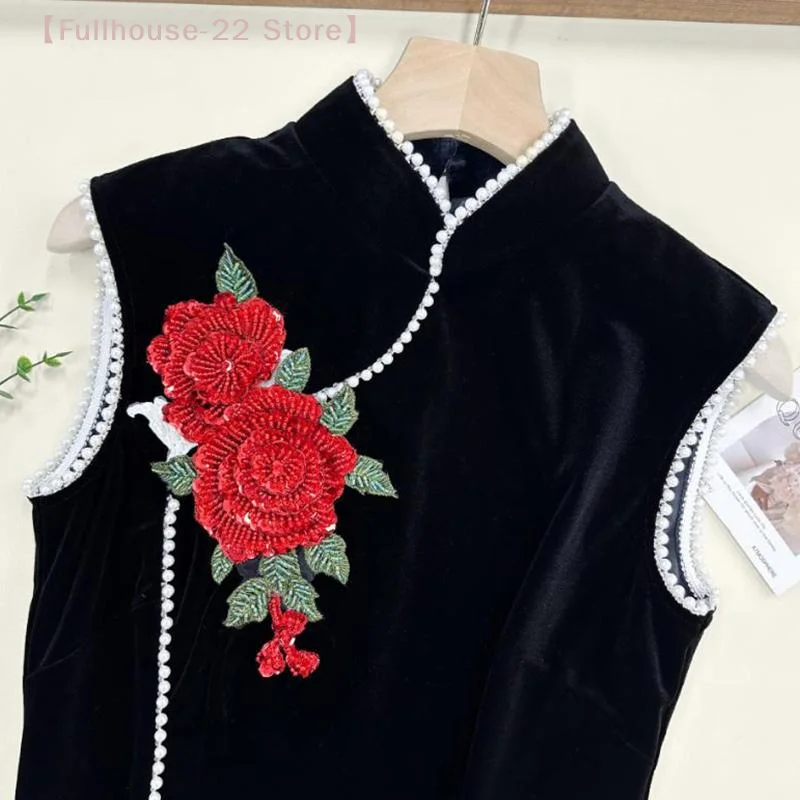 【MAX-22】Élégante broderie flor - Embroidery Roses avis et prix