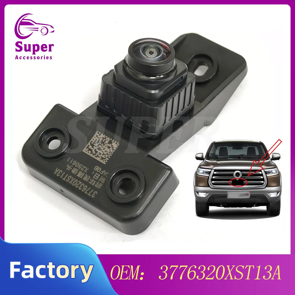 3776320XST13A NEW Front Center Grid Camera For Great Wall Haval Jolion Car Front Surround View Parking Reversing Camera