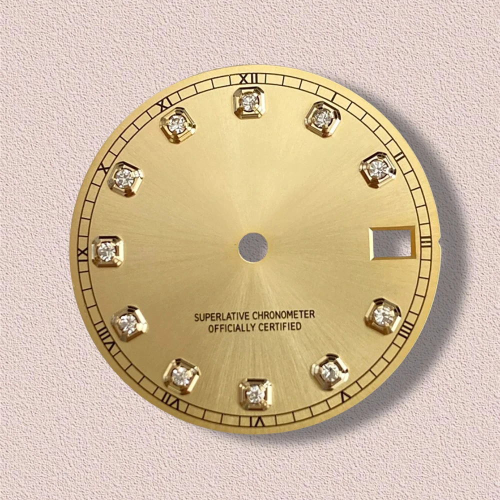 Quadrante NH35 con logo S da 28,5 mm adatto per accessori per la modifica dell'orologio con movimento NH35/NH36 Accessori NH35 di alta qualità ﻿