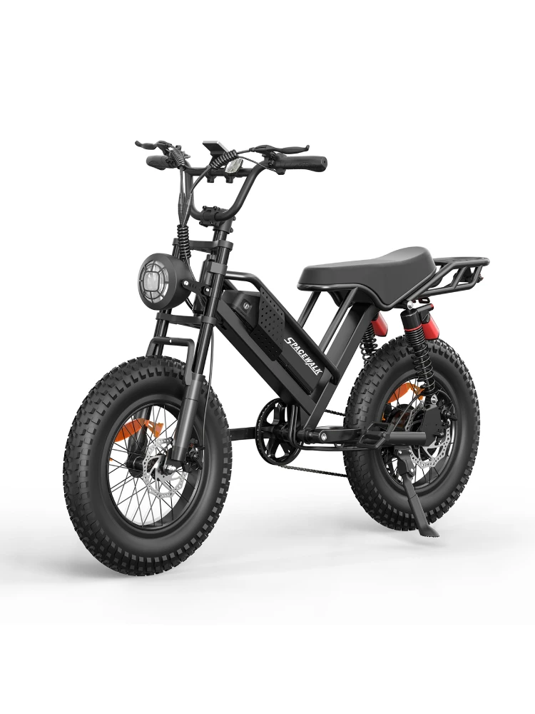 AliExpress EILLEO SPACEWALK Spacewalk Electric Bike,20"Fat Tire Ebike,4 Shock Absorbers More Comfort,24.9mph,48V 15AH Battery,50 Miles Electric,75 Miles PAS