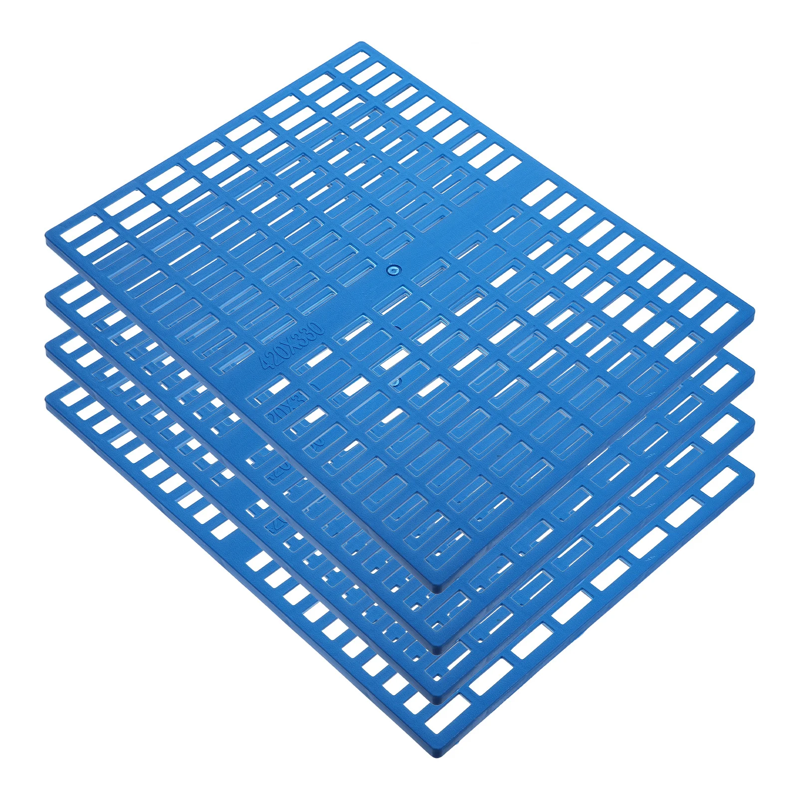 

4Pcs Bunny Cage Pad Waterproof Reusable Plastic Mat for Rabbit Protection Ideal for Guinea Pig Chinchilla Pet