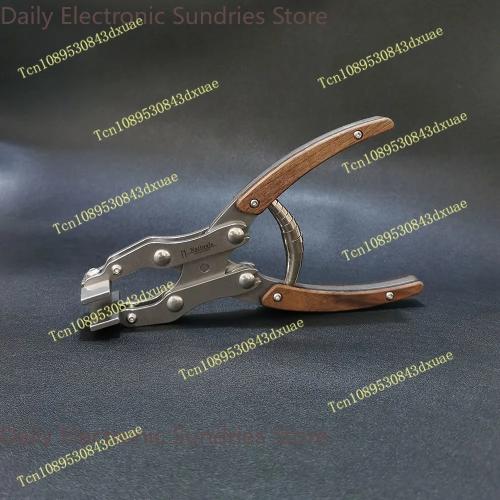 Leather Flat Pliers Stainless Steel Parallel Clamp Professional Handmade DIY LeatherCraft Tools