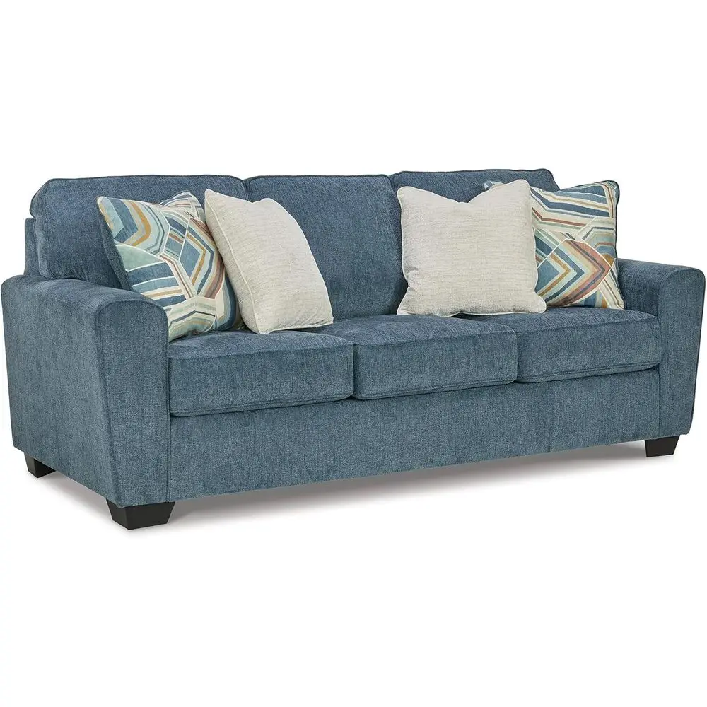 

Casual Sofa for Living Room in Blue