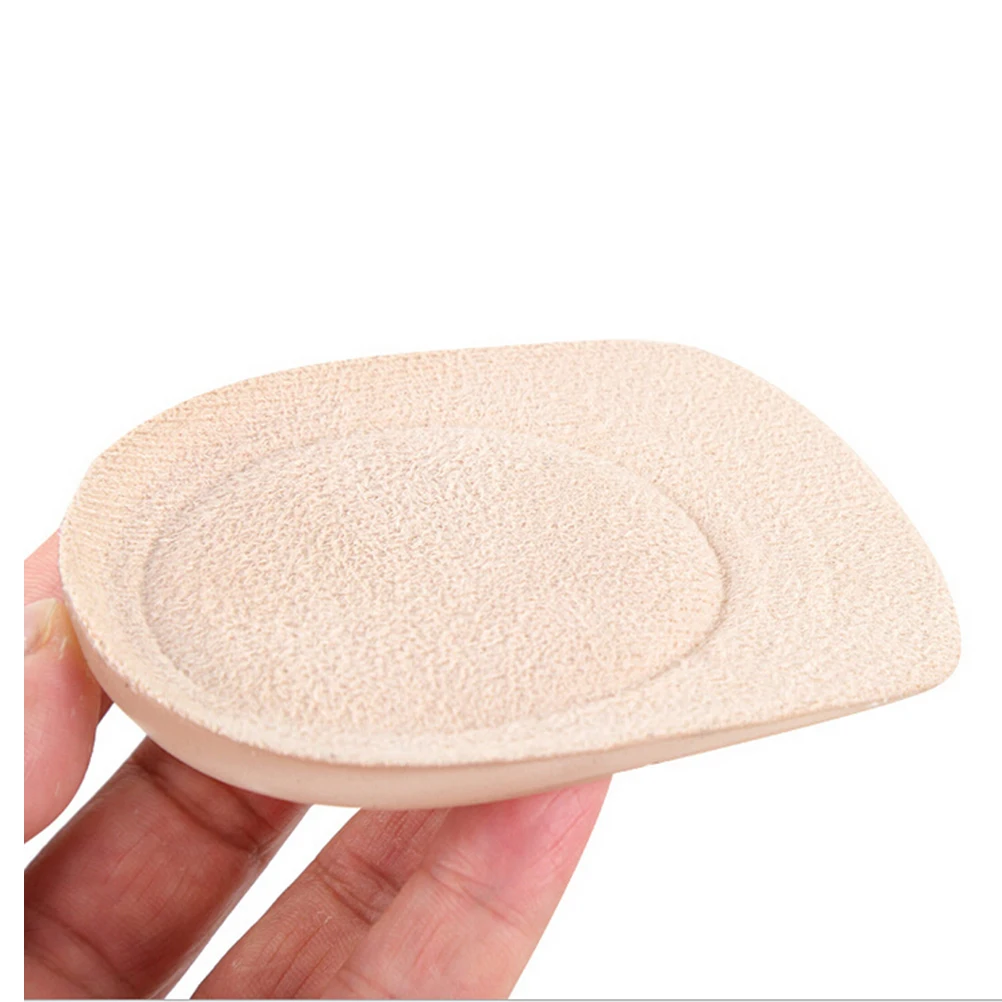 

2 Pairs Gel Heel Cushion Insoles Self-Adhesive Foot Pads Pressure Relief Ankle Support Back Knee Pain Shoe Inserts Flats Boots
