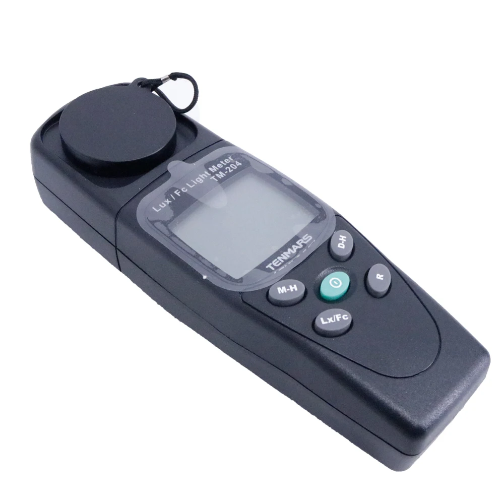 TM-204 مقياس الضوء الرقمي عالي الدقة مع أقصى قراءة 2000 مقياس الضوء اختبار الأطياف السيارات المدى