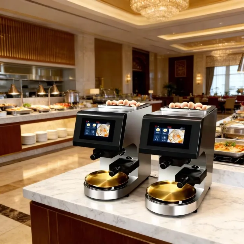 SUS304 3500W Multifunctional Fast Omelette Fried Egg Robot Automatic Cooking For Hotel Restaurant Buffet