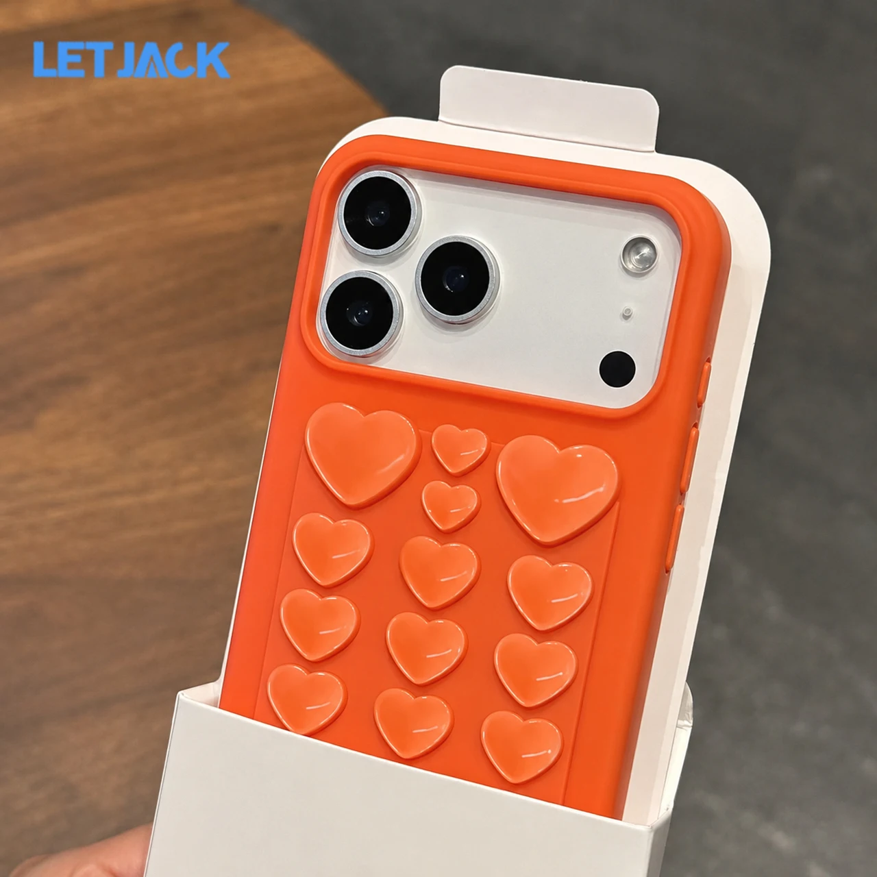 Luxury Fashion 3D Suction Cup Stand Litchi Pattern Phone Case For iPhone 18 17 16 15 14 Pro Max Soft Silicone Shockproof Cover