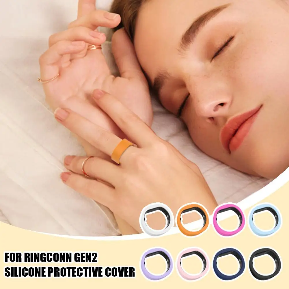 For RingConn Gen2 Smart Silicone Protective Cover Perfect Fit All-round Protection Anti-scratch Breathable Protective