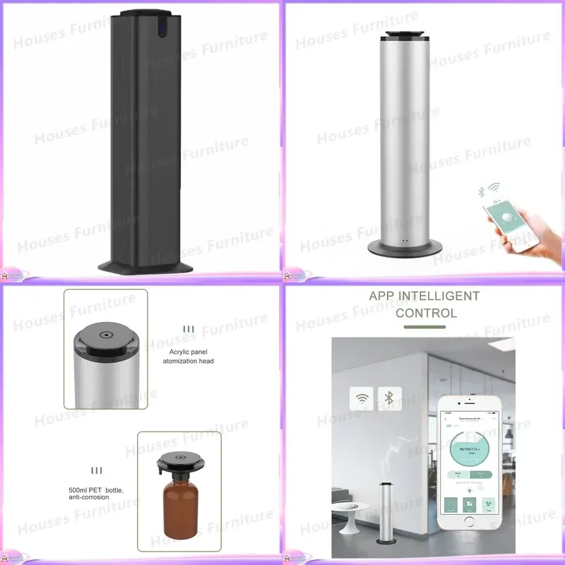 230 500ml Smart Essential Oil Diffuser Ultrasonic Air Humidifier Aromatherapy Scented Oil Evaporator Automatic Mist Maker for