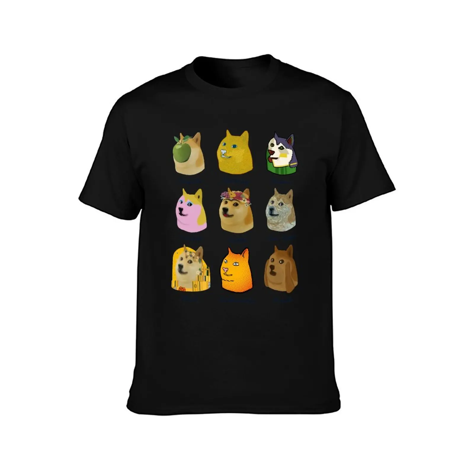A Brief History of Doge Artists T-Shirt Relaxed Fit Casual Short Sleeve Top