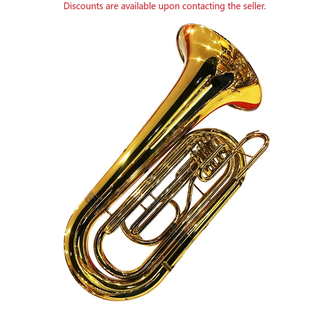 

OEM Bb Gold 3 Pistons Trumpet JYTU0738 for Marching Instrument and Performance