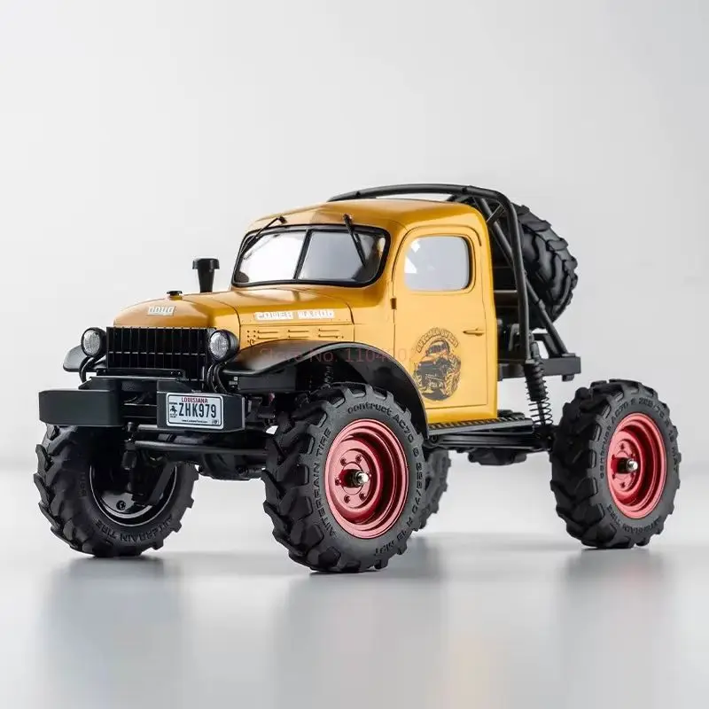 Fms Fcx24 Power Wagon Rtr 12401 1/24 Symulacja wspinaczki 4wd Rc Zdalnie sterowane modele pojazdów Samochód Gąsienica Światła LED Prezent dla chłopca