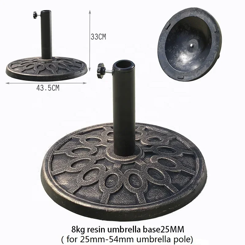 2026 all kinds plastic resin steel granite umbrella base stands for outdoor umbrellas,granite umbrella base with wheels