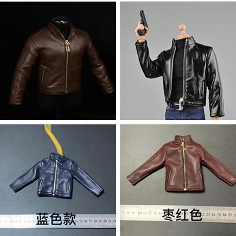 

1/6 Scale Figure Costume Clothes Leather Jacket Coat Model Toys For 12" Action Figure Dolls Accessories Toy Center