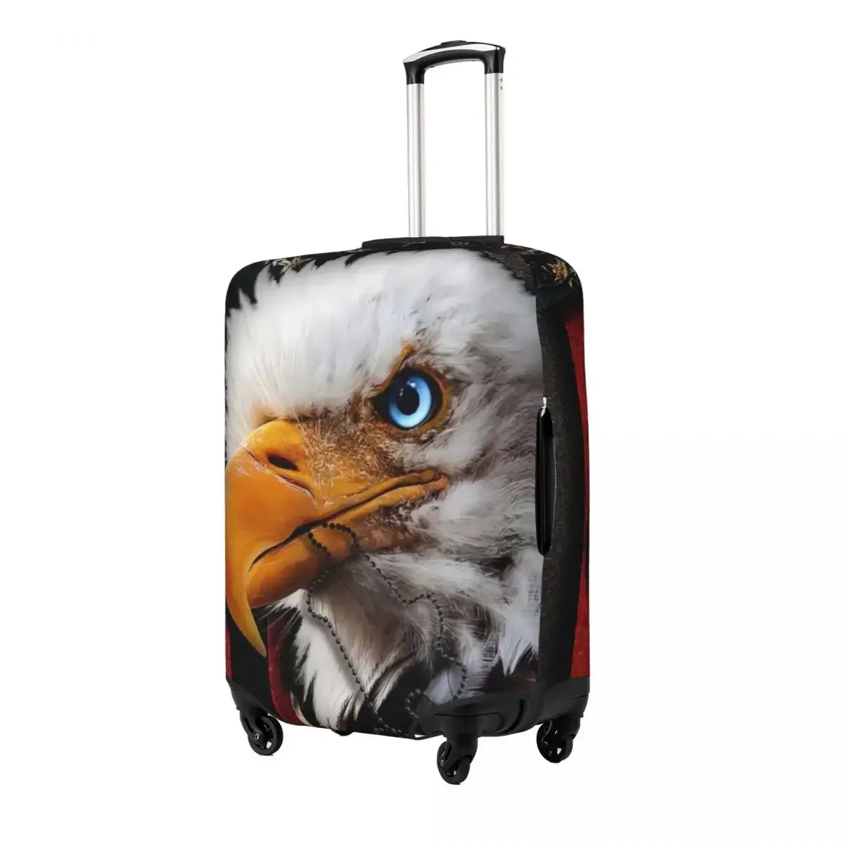 Eagle United States Print Luggage Protective Dust Covers Elastic Waterproof 18-32inch Suitcase Cover Travel Accessories