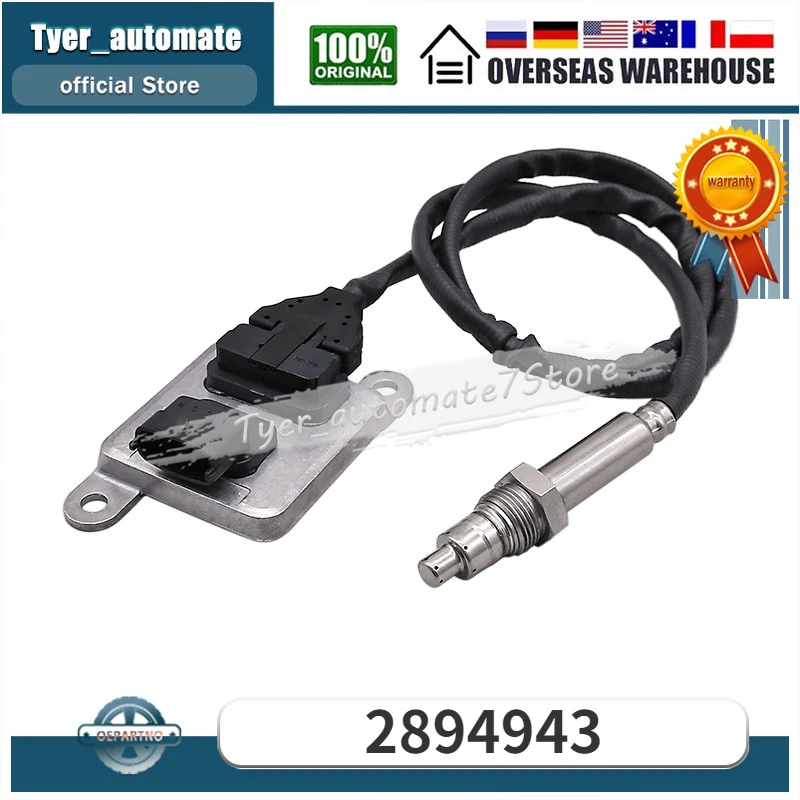 

NOx Sensor Nitrogen Oxide Sensor 2894943 For Cummins ISB 6.7L Cummins ISX 11.9L Cummins ISX 15-14.9L