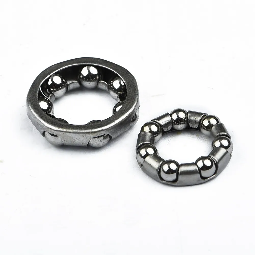 Bike Bicycle Full Set Wheel Hub Bearings, 316 and 14 , Front and Rear (Pair), Silver Color, Enhances Riding Experience