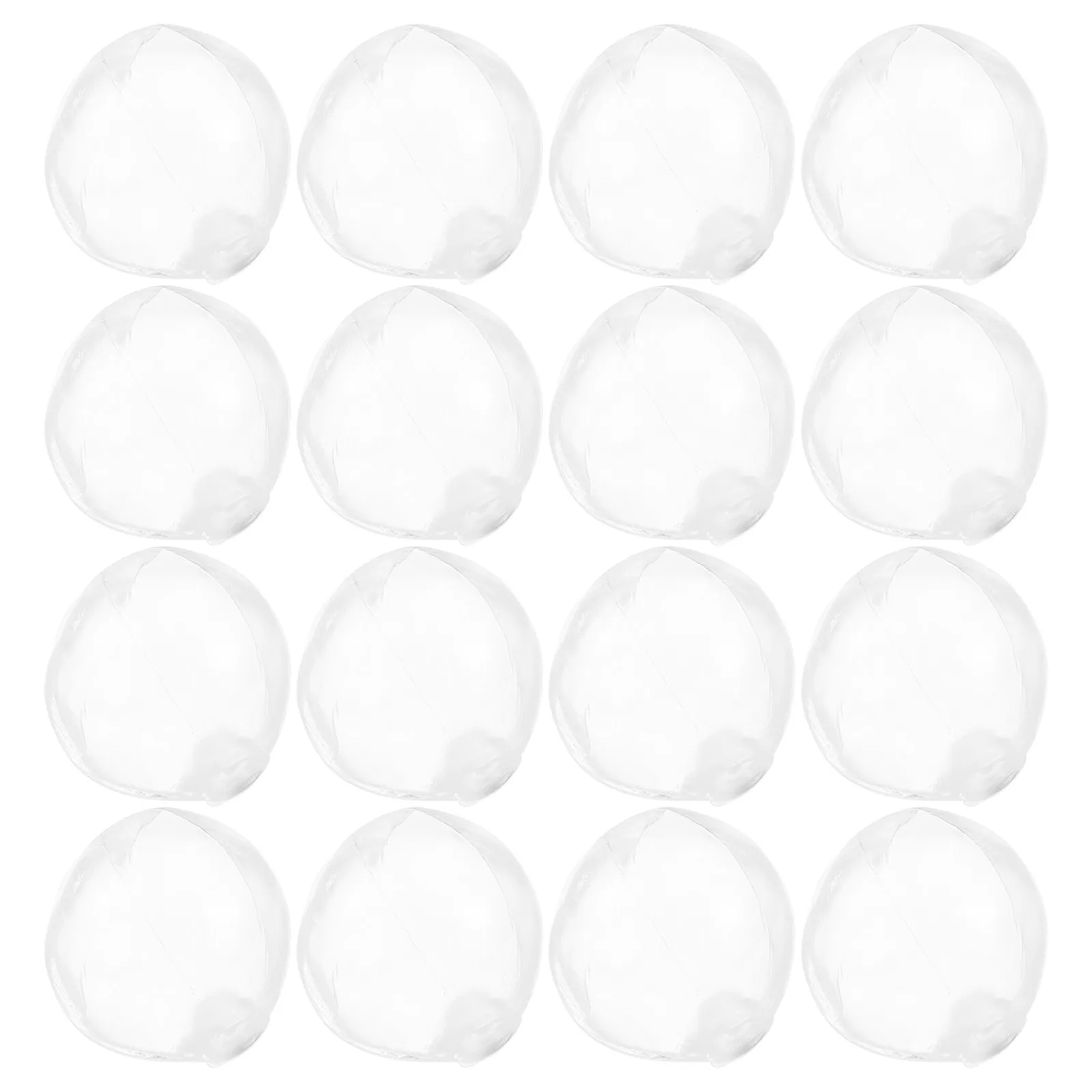 20Pcs Stress Ball Shells Transparent Tpr Fillable Hollow Spheres DIY Squeeze Ball Making Clear Baubles for Crafting Relaxation