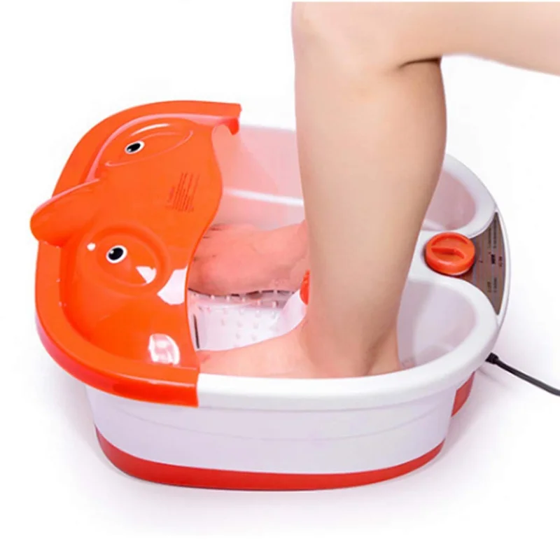 Massage électrique domestique bain de pieds rouleau bain de pieds entièrement automatique chauffé bain de pieds Massage des pieds