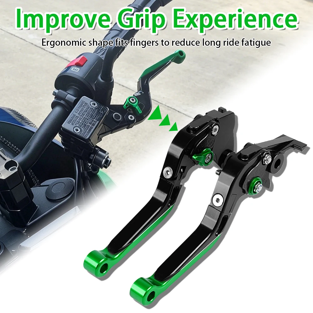 Fit For Kawasaki Z800 Z800E Z 800 E Version 2013 ‑ 2019 Motorcycle Accessories CNC Folding Extendable Brake Clutch Levers