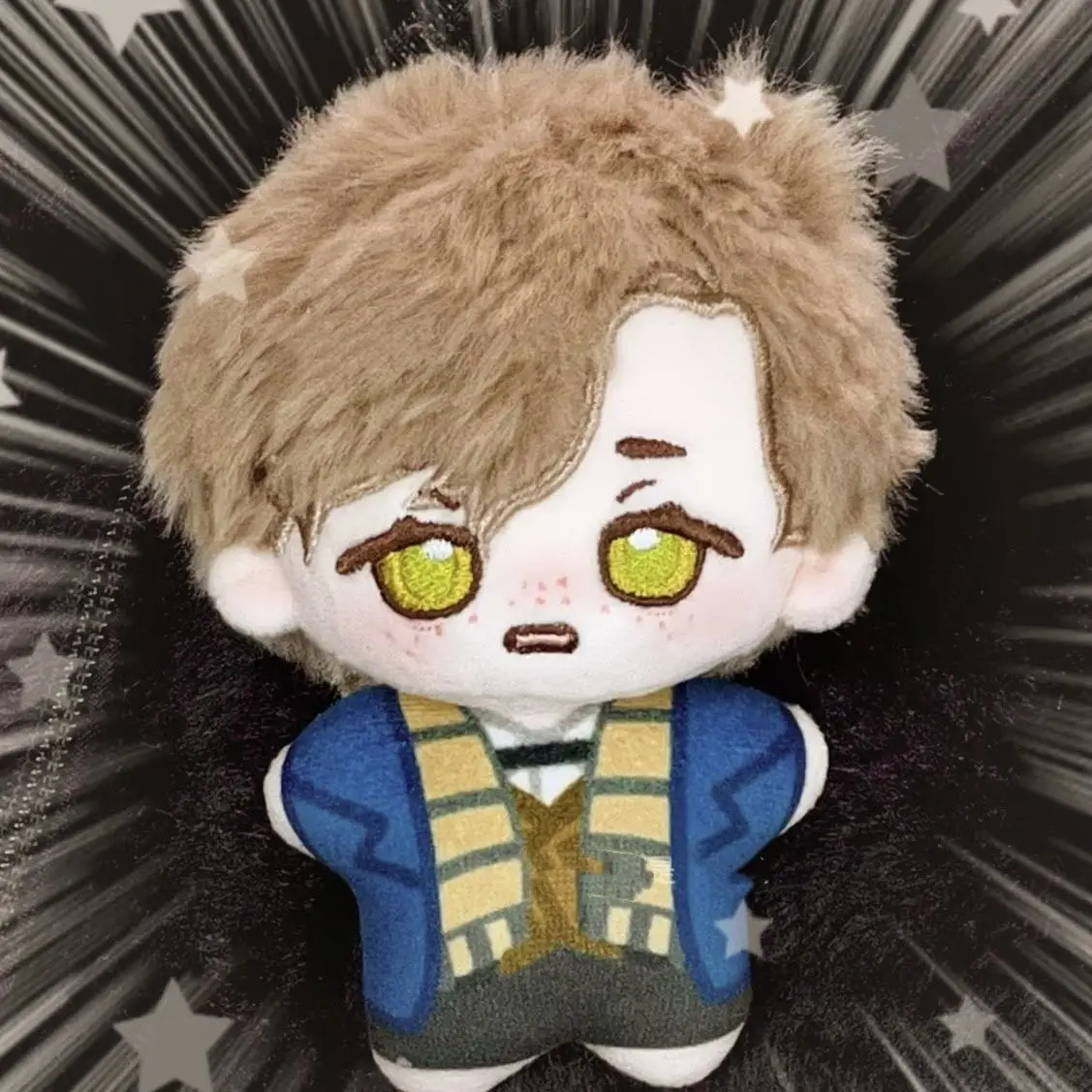 10 Cm The Day of the Jackal Cotton Doll Eddie Redmayne Stuffed Plush Doll Gift Fan Cartoon Doll Millet Gift Keychain Starfish To