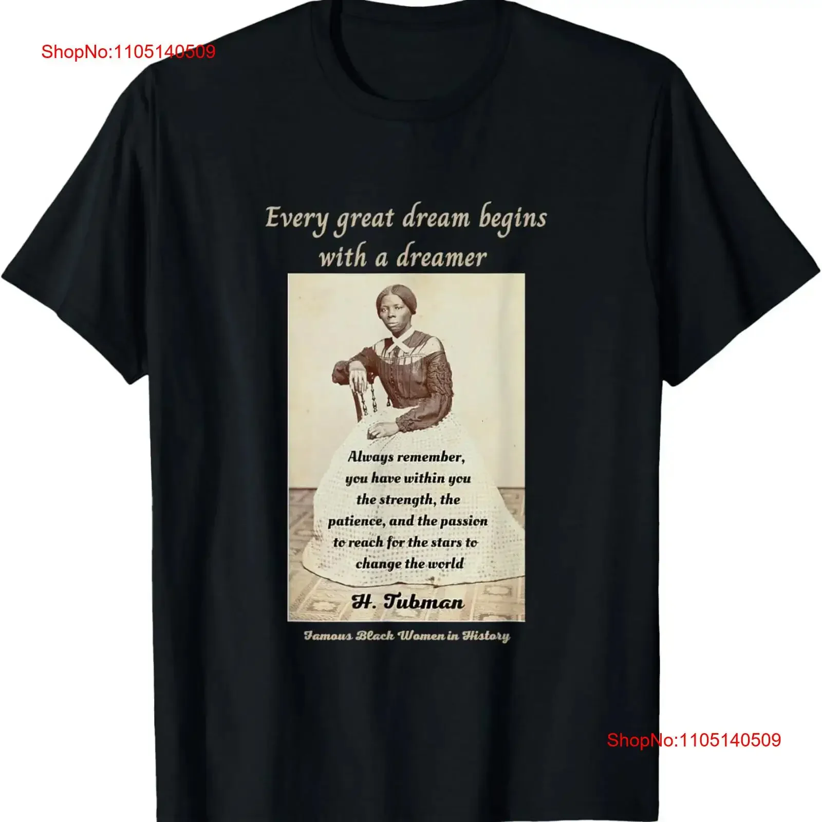 

H Tubman Quote Черная женская футболка «История активист» Харриет, винтажная стираная уличная одежда, растянутая, слегка дышащая унисекс