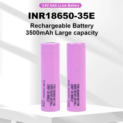 New18650 Battery 3500mAh 3.7V 18650 Lithium-ion Battery 3.7V INR18650-35E Flashlight Rechargeable Battery with Charger ﻿