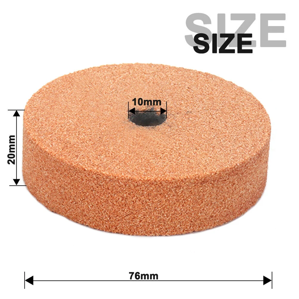 

1PC 3Inch/75mm Grinding Stone Polishing Wheel Metal Grinding Polishing Pad Buffing Wheels For Bench Grinder Metal Working