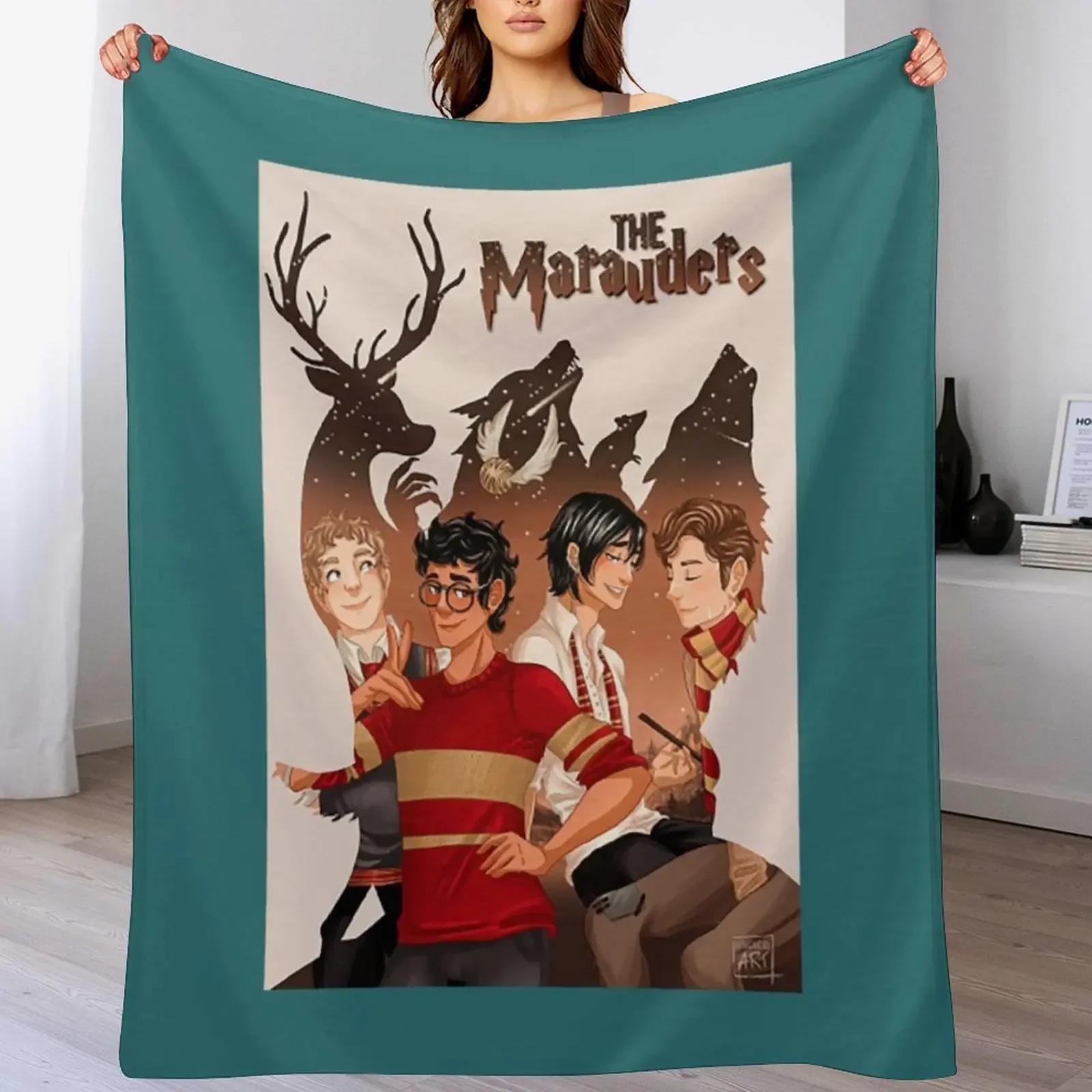 Marauders Throw Blanket Tourist Decoratives bed plaid Blankets