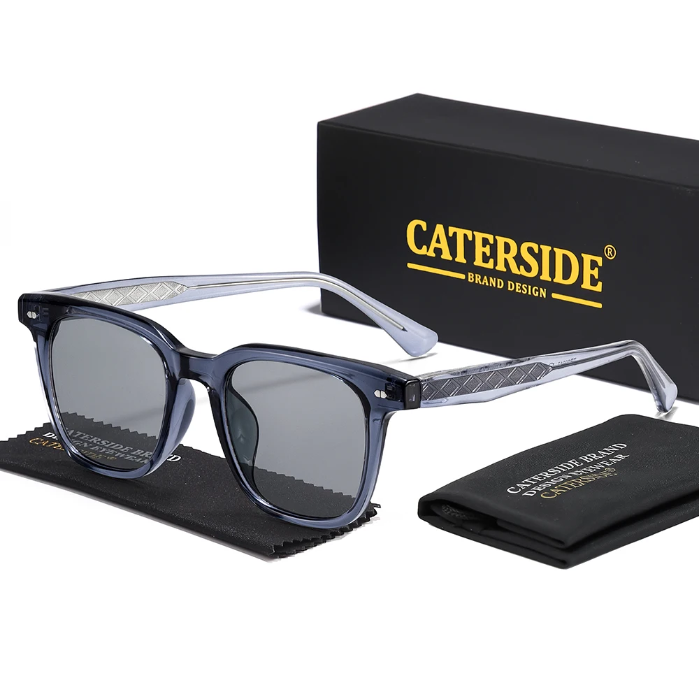 CATERSIDE Mode Herren Quadratische Sonnenbrille Damen Outdoor Reise Sonnenbrille Hochwertige Tr-90 Rahmen Tempelspitzen Brillen Uv400 – Detail 8