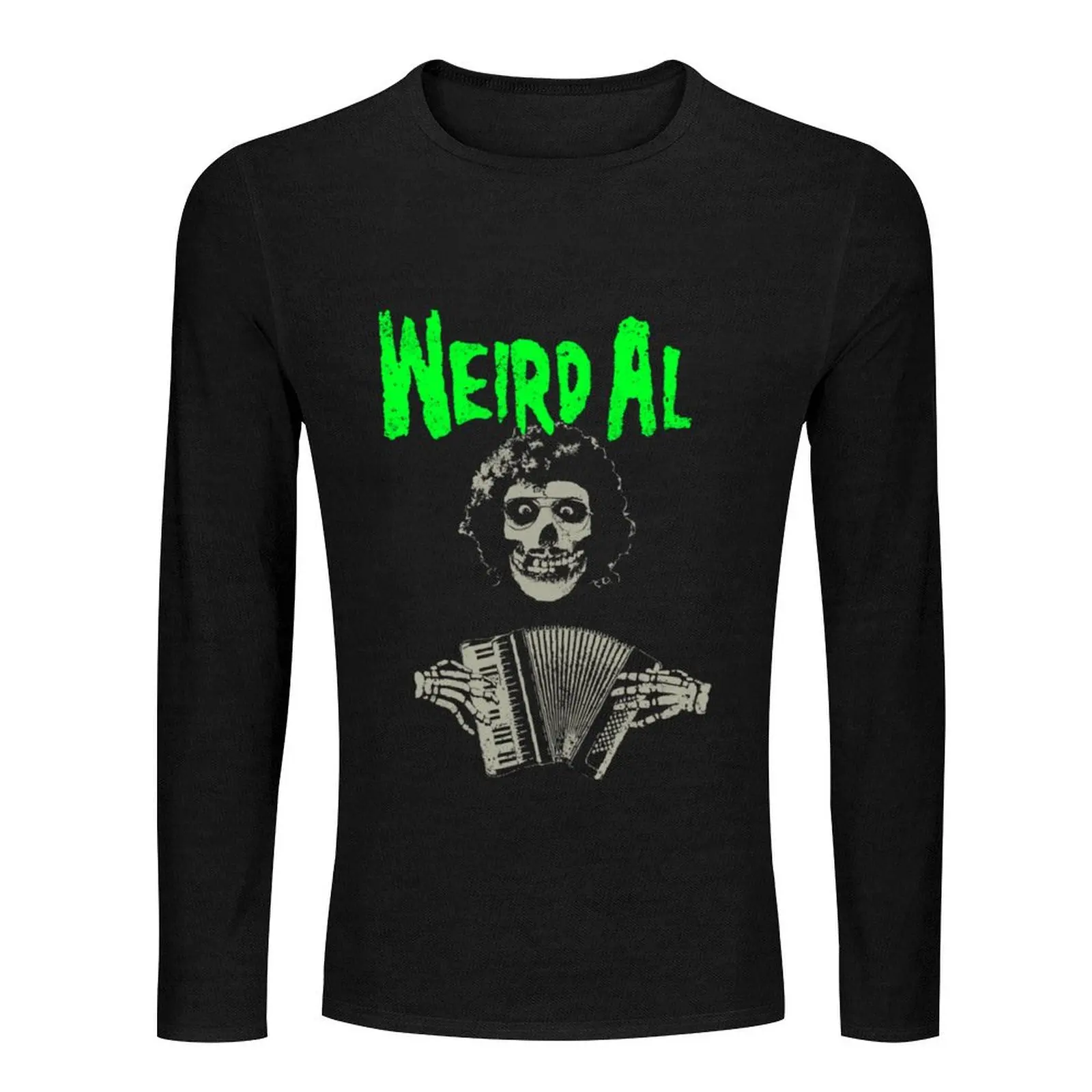 Weird Al meets the Misfits with Accordion Long T-Shirt Anime t-shirt sweat shirt quick-drying t-shirt t shirts for men pack