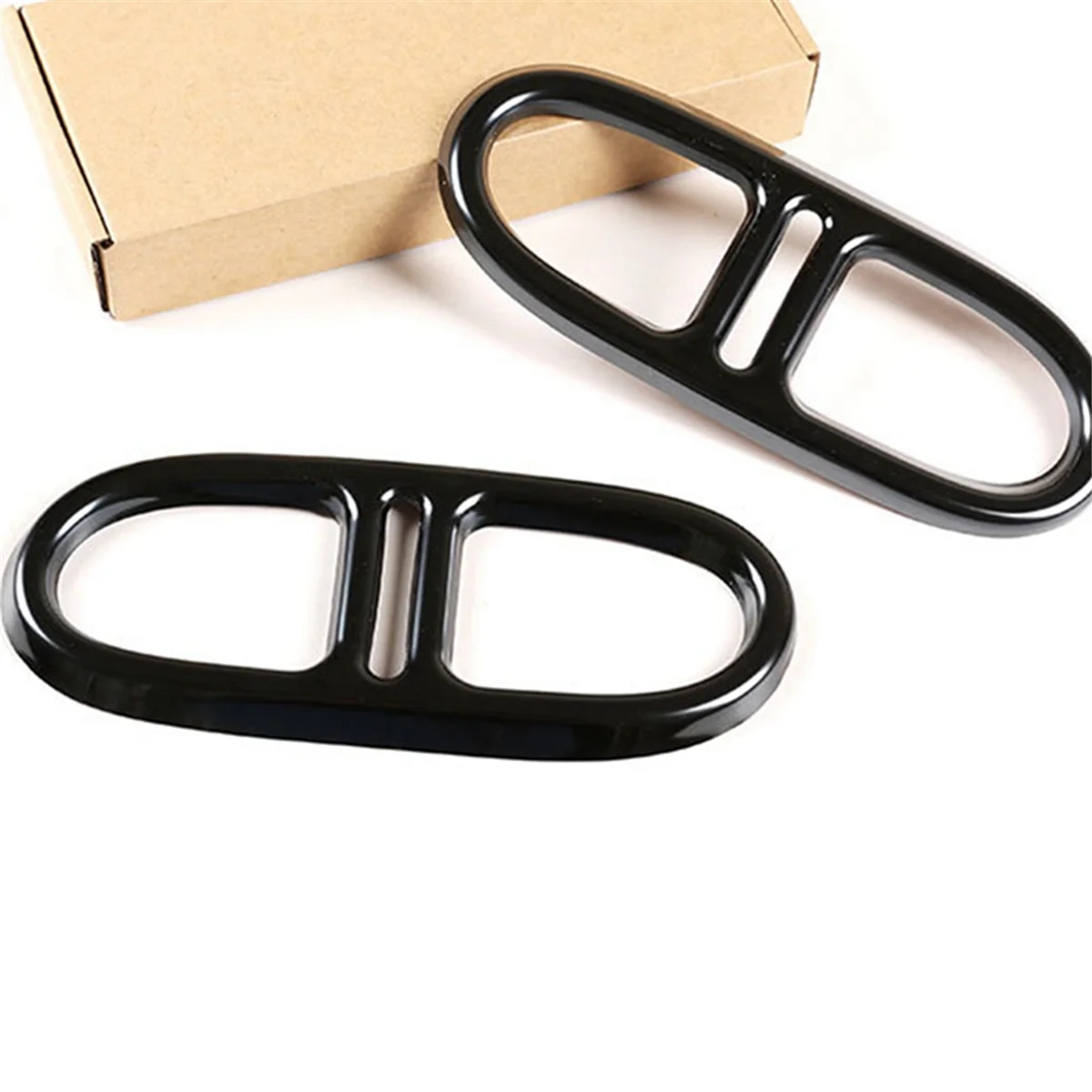 BB M50K_Car Rear Exhaust Tail Pipe Cover Trim for Mercedes-Benz GLA/GLB 20-21