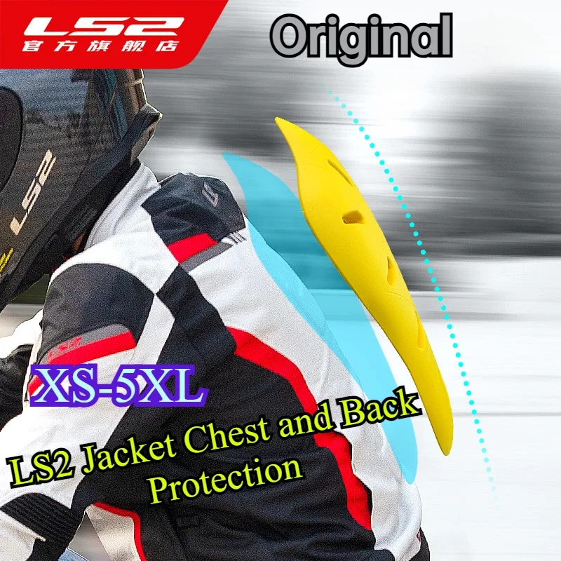 Tuta da motociclista LS2 con protezione integrata Protezione per la schiena e il torace a rimbalzo lento Abbigliamento protettivo staccabile certificato CEC