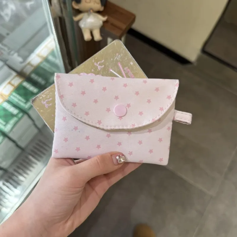 

Модный мини-кошелек Ins Sweet Star: мятно-черный, шоколадный, для студентов, милый картхолдер, кошелек для наличных, ключей, сумка для хранения CCD-камеры