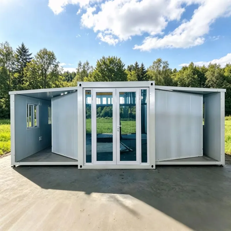 Double Wing Expandable Container House Luxury 2 Floor Option for Multi Story Modular Building Projects