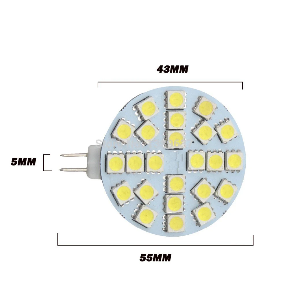 10 قطعة 12 فولت G4 LED المصباح الكهربي 6/9/12/15/24 المصابيح 5050 SMD ضوء لمبات الذرة Droplight الثريا 5050SMD بقعة ضوء كول/دافئ أبيض
