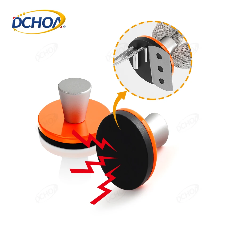 DCHOA 4/8PCS Car Vinyl Tool Car Wrap Magnet Holder with Aluminum Handle Film Fixed Locator for PPF Installation