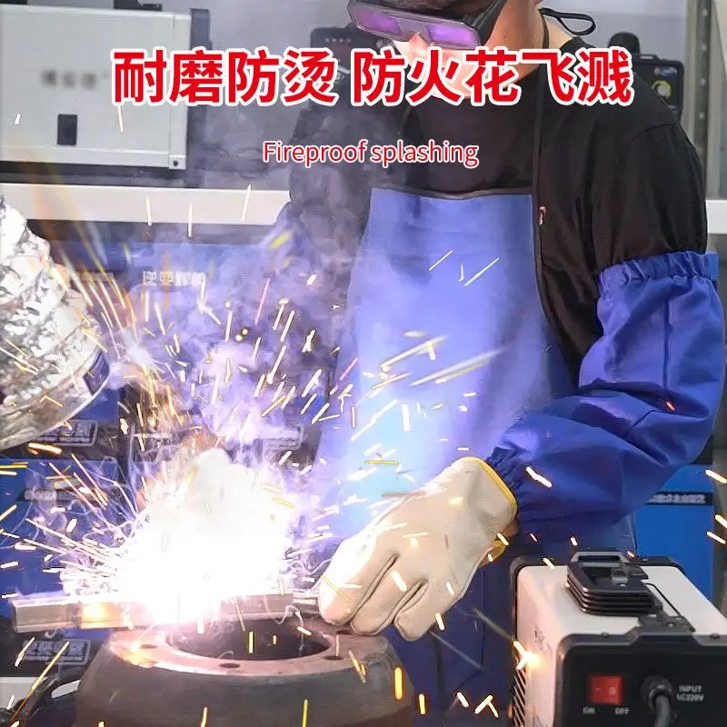 Fireproof Cloth Welding Apron Equipment Welder Insulation and Protective Clothing Welding Anti Scalding Apron Flame retardant