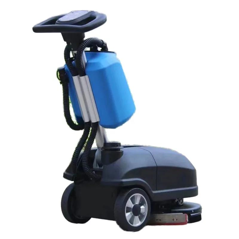 Mini Floor Sweeper Robot Street Scrubber Machine Clean Vacuum Cleaner Hand Push Scrubber
