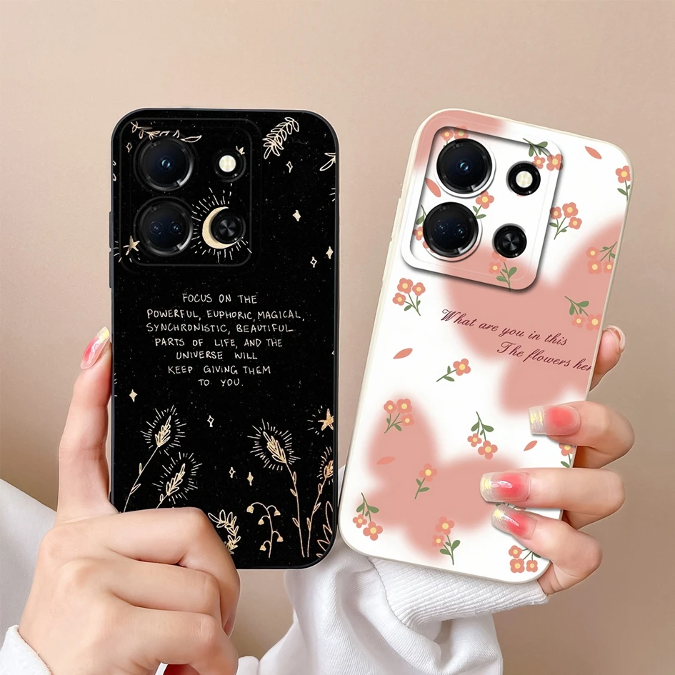 For Infinix Note 30 4G 5G 30i Cover New Case Cute Girl Boy Cartoon Pattern Soft Silicone Shell For Infinix Note 30 VIP Pro Funda