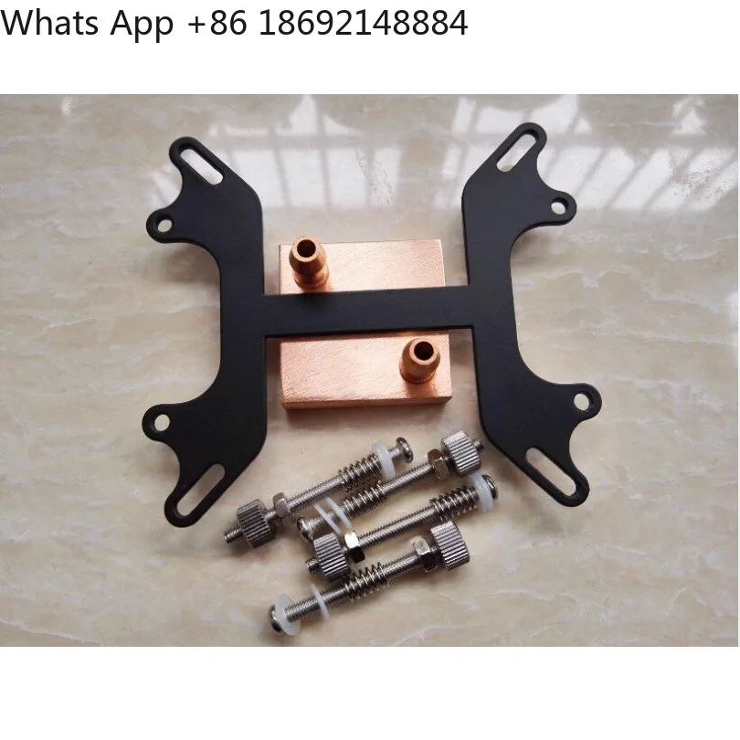 Pure copper universal water-cooled heat absorption head, suitable for graphics card CPU cooling sheet North Bridge South Bridge
