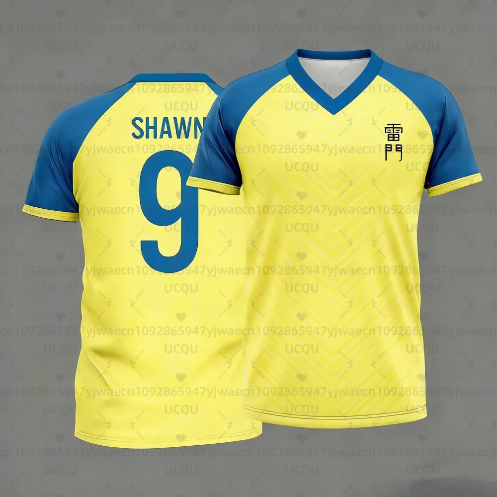Japan Soccer Anime Polo Shirt Inazuma Eleven Men's Women's Short Sleeve Sports Casual Breathable Daily T-shirt Tops