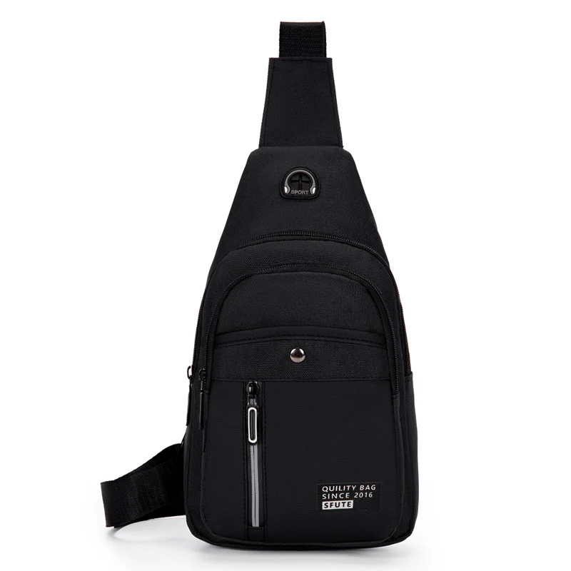 Mochila de nailon de alta calidad para hombre y mujer, bolsa de almacenamiento de Viaje Unisex, informal, de Color sólido, con bolsillo, 2024