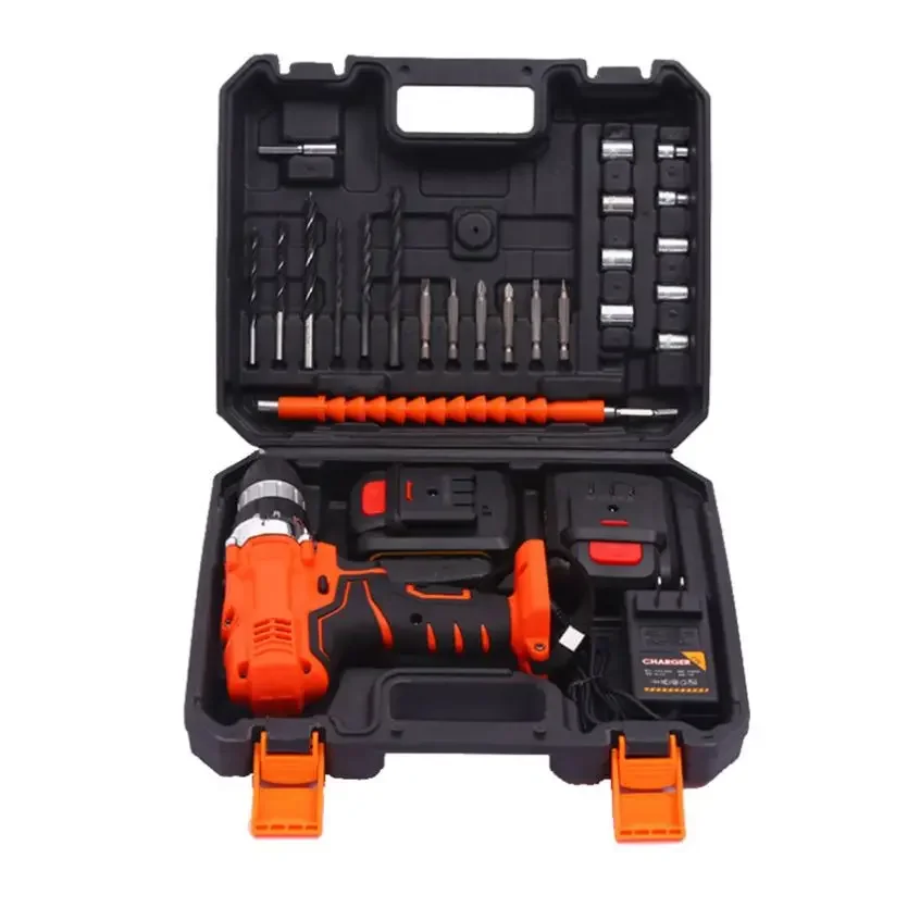 29PCS Factory Price Driver Tool Battery Cordless Electric Impact Wrench Set