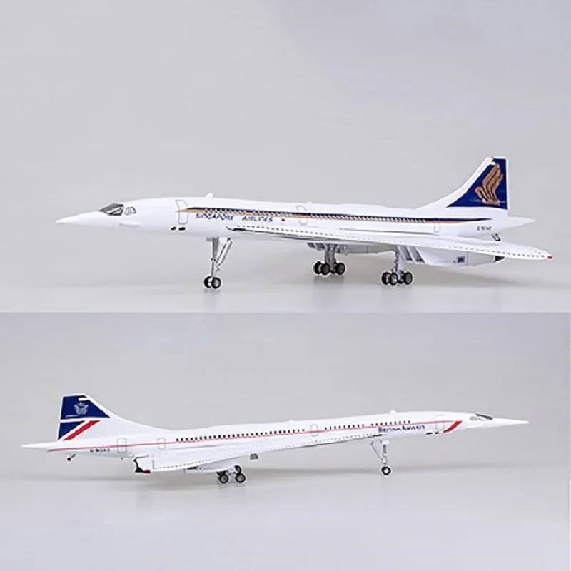 1:125 Concorde Air France Aircraft  Model Die-cast Metal Simulation Finished Product Collection